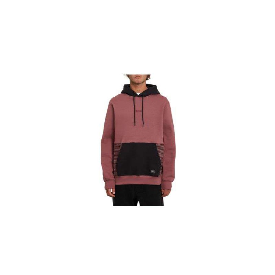 Technical Clothing * | Hot Sell Men'S Volcom Forzee Po Hoodie (Pink Brown)