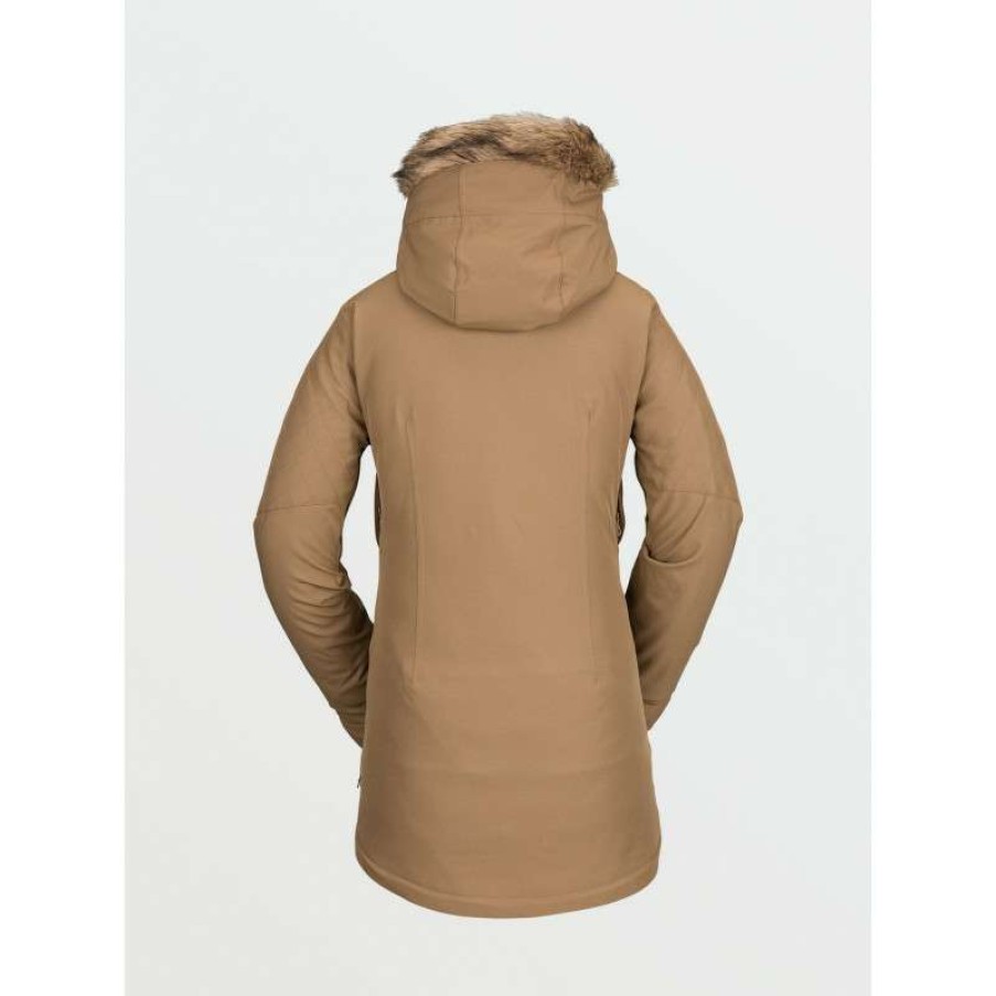 Technical Clothing * | Exactly Discount Women'S Volcom Shadow Ins (Coffee) Ski Jacket