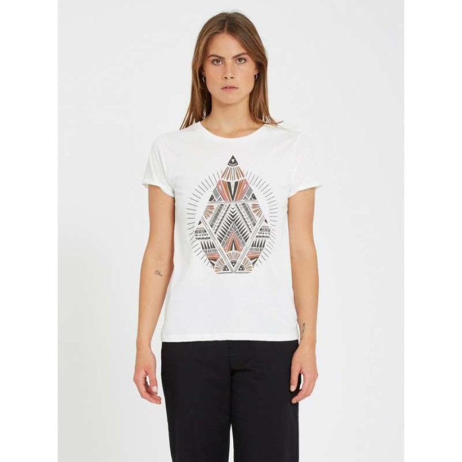 Technical Clothing * | Cut Price Volcom Radical Daze Tee (Star White) Woman