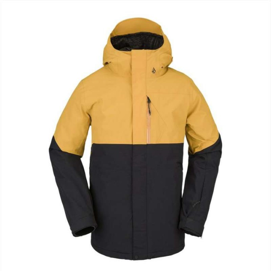 Technical Clothing * | Trend Model Snowboard Jacket Volcom L Gore-Tex (Resin Gold) Man