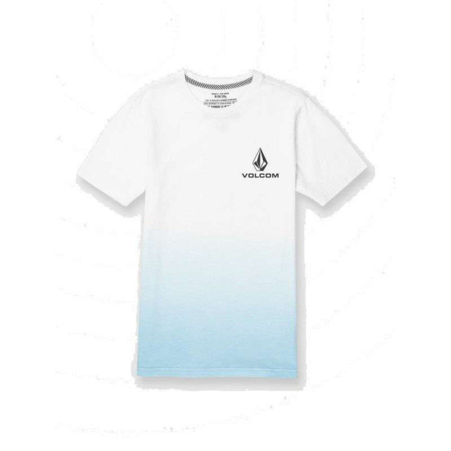 Technical Clothing * | Exceptional Design Volcom Waverbreaker Crew Ss T-Shirt (Turquoise) Child