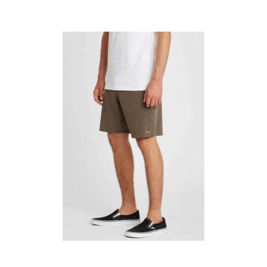 Technical Clothing * | Premium Product Men'S Volcom Packasack Lite 19 Shorts (Tarmac Brown)