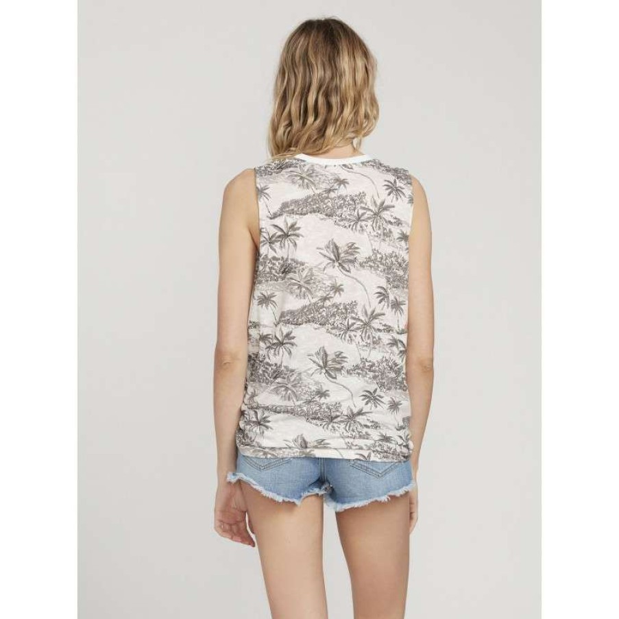 Technical Clothing * | Glamor Model Women'S Volcom Breaknot Tank (Star White)