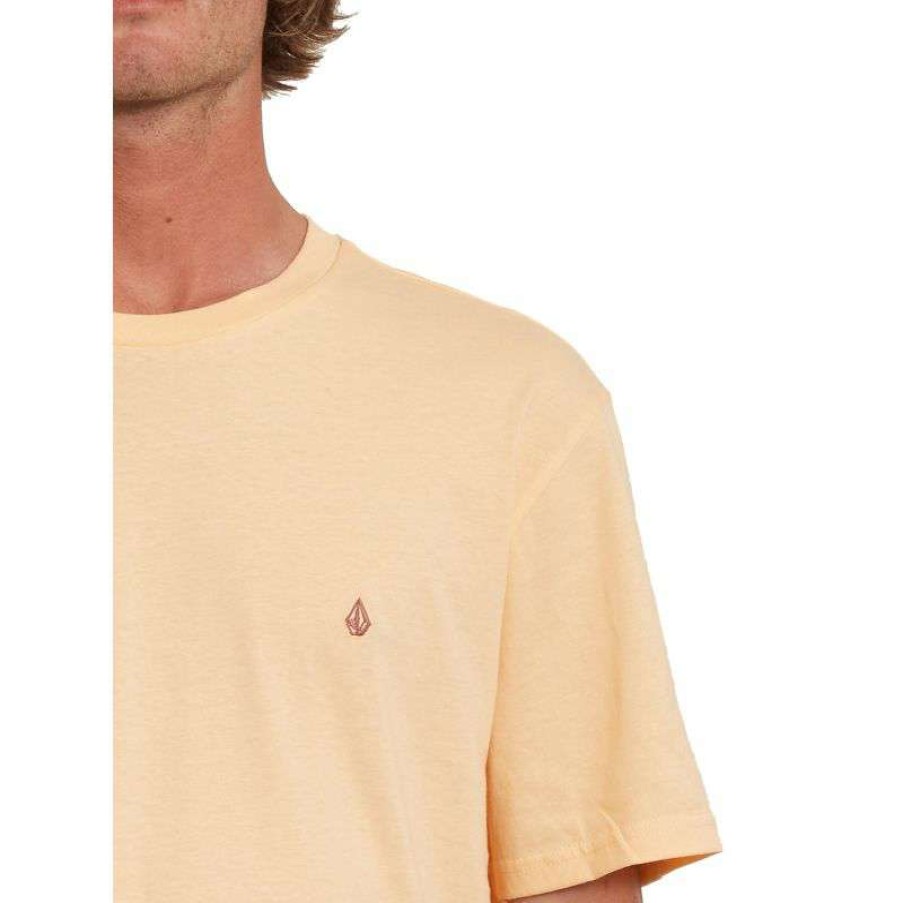 Technical Clothing * | Trend Model Volcom Stone Blanks (Cream Blush) T-Shirt For Men