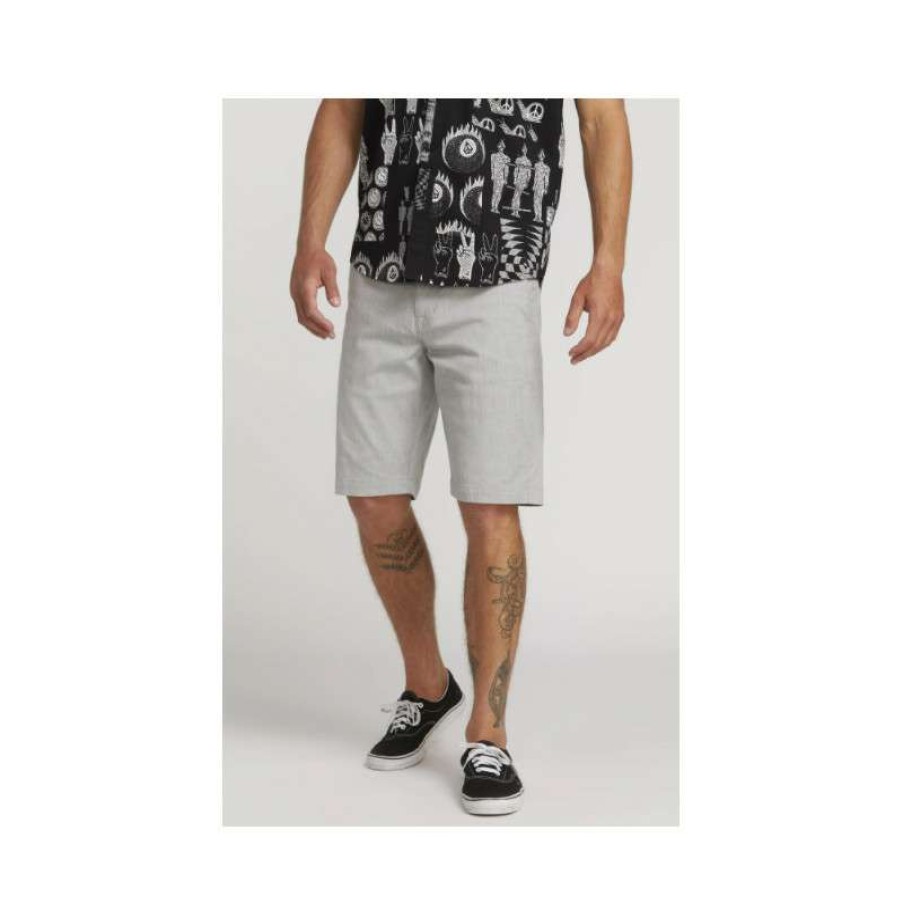 Technical Clothing * | Fire Sale Volcom Frickin Modern Stretch Shorts (Grey) Men