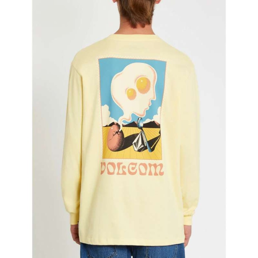 Technical Clothing * | Original Model Volcom M. Loeffler (Dawn Yellow) Male Long-Sleeved T-Shirt