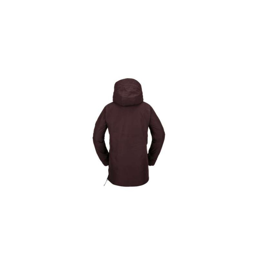 Technical Clothing * | Sale Online Volcom Fern Ins Gore-Tex (Black Red) Jacket Woman