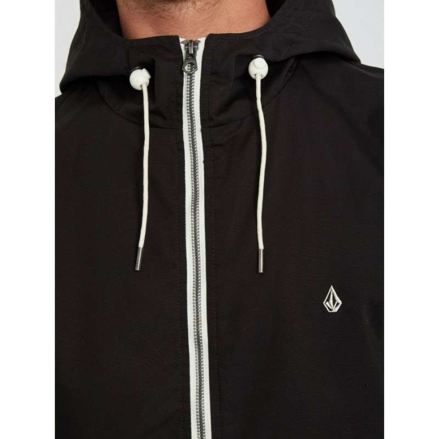 Technical Clothing * | Cheap Volcom Howard Hooded Windbreaker (Military)