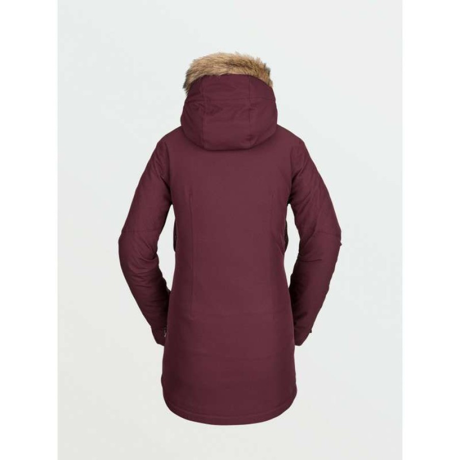 Technical Clothing * | Hot Sell Women'S Volcom Shadow Ins (Merlot) Ski Jacket