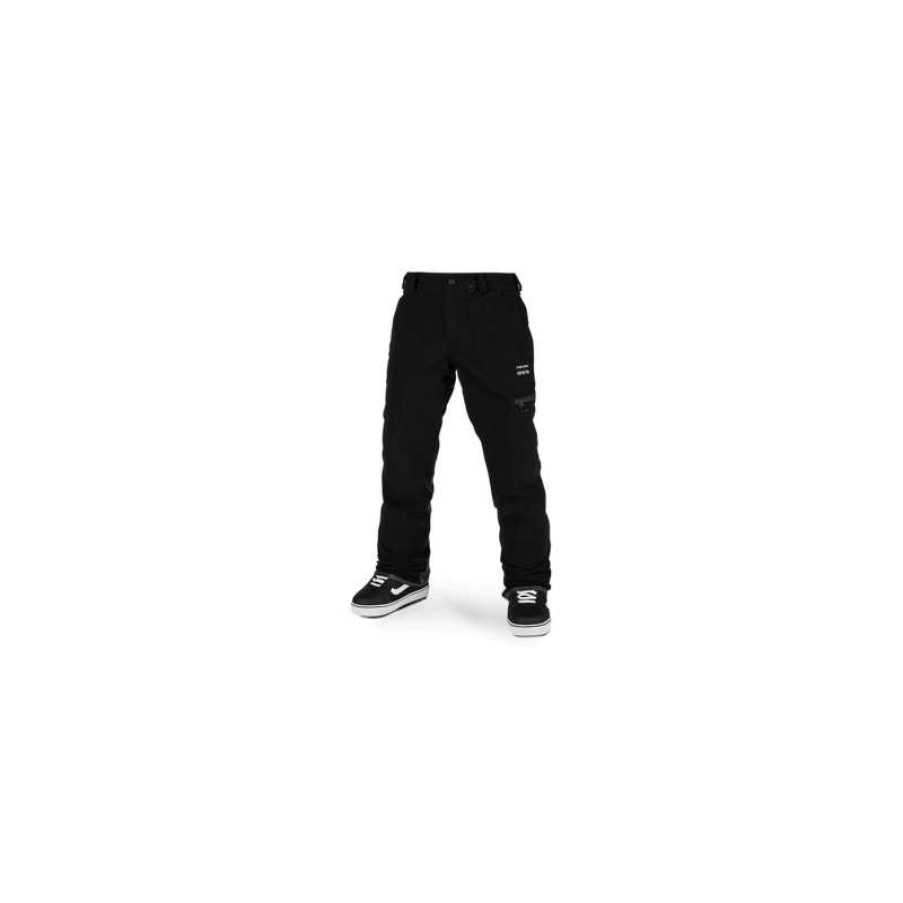 Technical Clothing * | Premium Product Men'S Volcom Stretch Gore-Tex Ski Pants (Black)