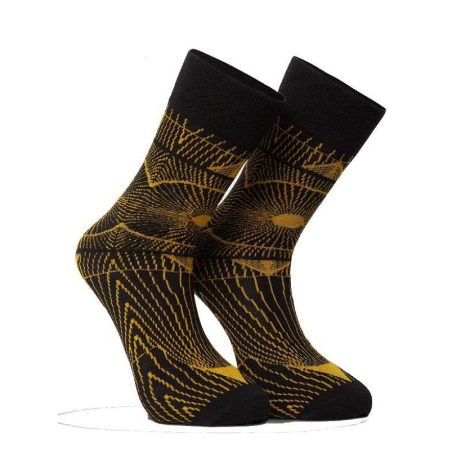 Technical Clothing * | Exceptional Design Volcom Thomas Hooper (Gold) Men'S Socks