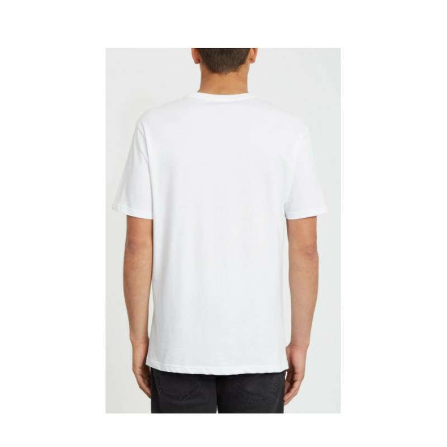 Technical Clothing * | Trend Model Volcom Stone Blanks Tee-Shirt (White) Men