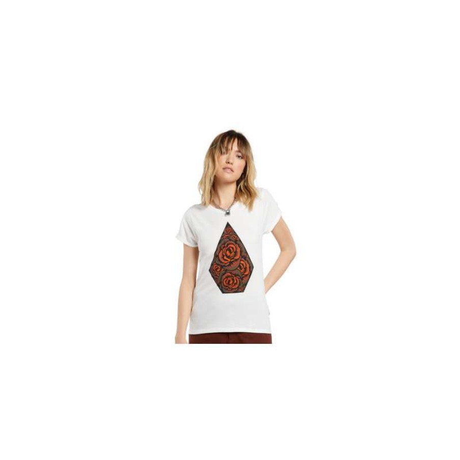 Technical Clothing * | Cheap Women'S Volcom Radical Daze (Star White) T-Shirt