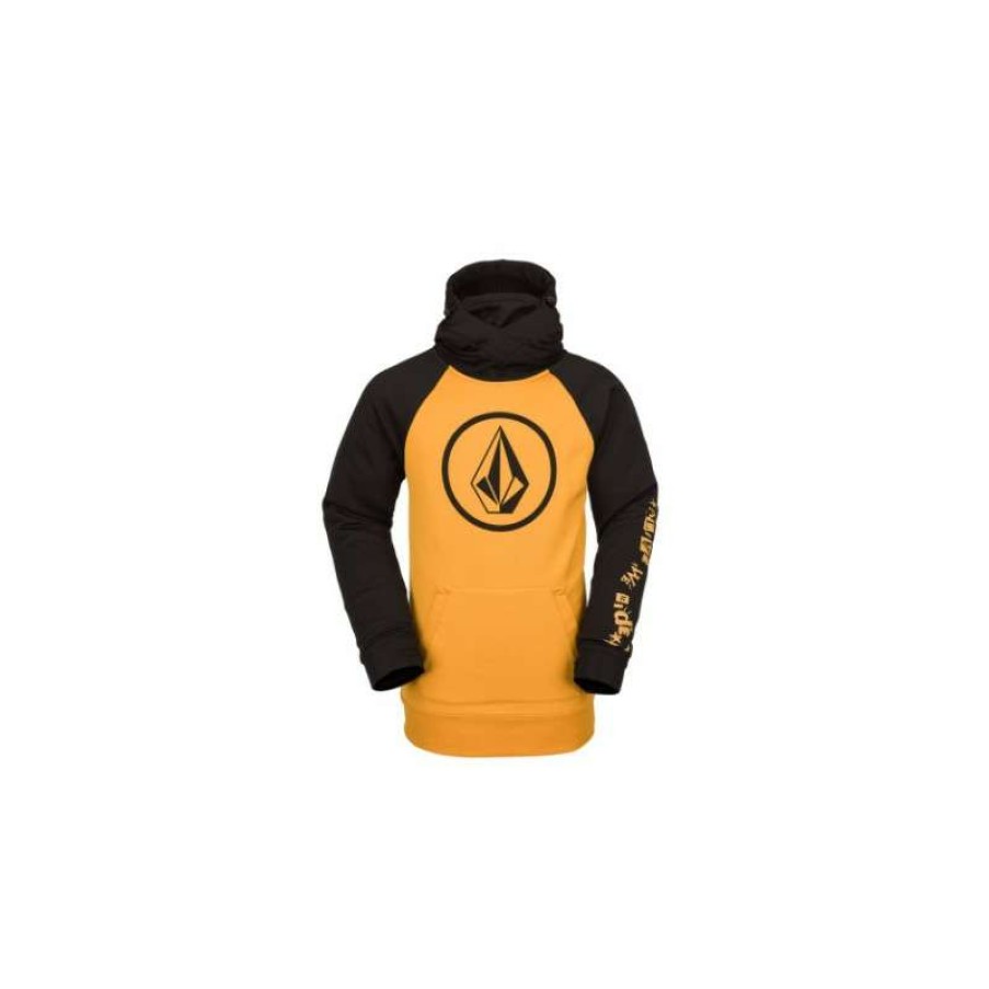 Technical Clothing * | Exclusive Design Volcom Hydro Riding Hoodie (Resin Gold) Man