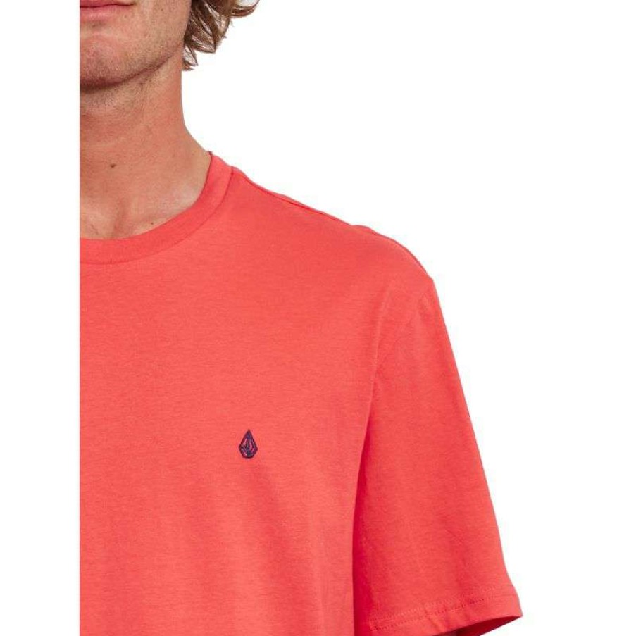 Technical Clothing * | Cheap Volcom Stone Blanks Tee-Shirt (Cayenne) Men