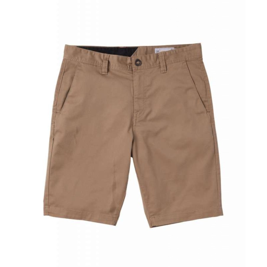 Technical Clothing * | Cut Price Volcom Frckn Mdn Stretch Shorts (Khaki)