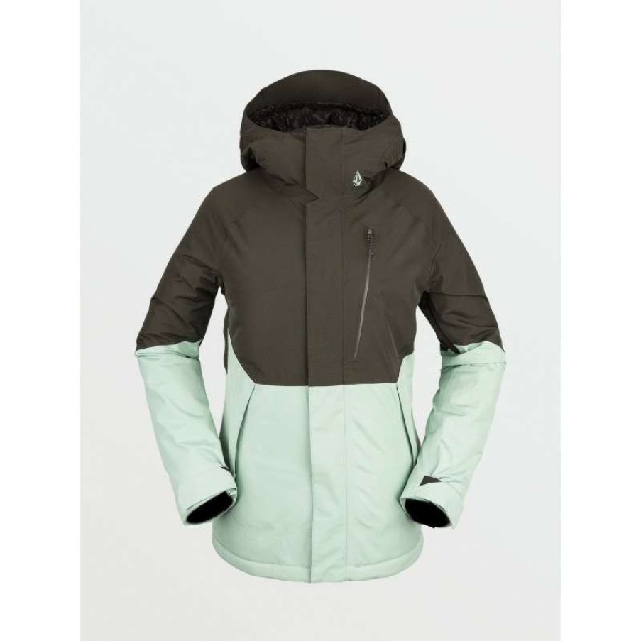 Technical Clothing * | Premium Product Women'S Volcom Aris Ins Gore (Mint) Ski Jacket