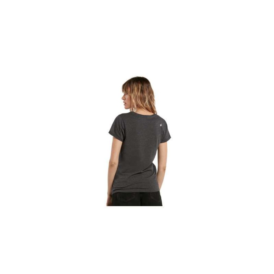 Technical Clothing * | Glamor Model Volcom Radical Daze T-Shirt (Charcoal) Woman