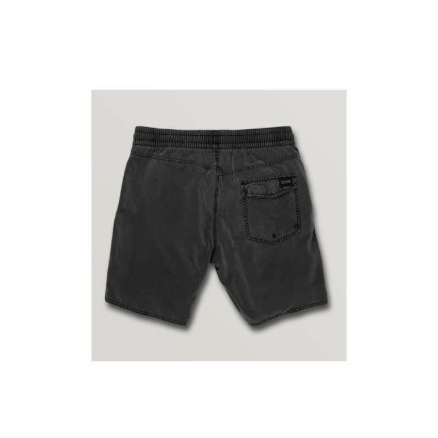 Technical Clothing * | Glamor Model Volcom Center Trunk 17 (Black) Men'S Swim Shorts