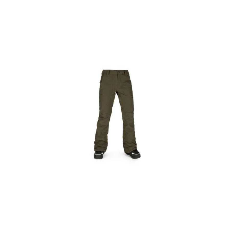 Technical Clothing * | Original Model Volcom Knox Ins Gore-Tex Ski Pants Volcom Knox Ins Gore-Tex (Burnt Khaki) Woman