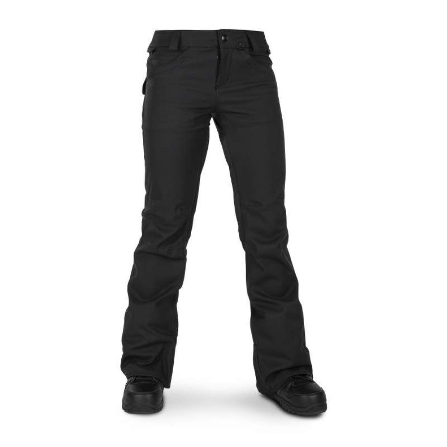 Technical Clothing * | Exclusive Design Volcom Species Stretch Pants (Black) Woman