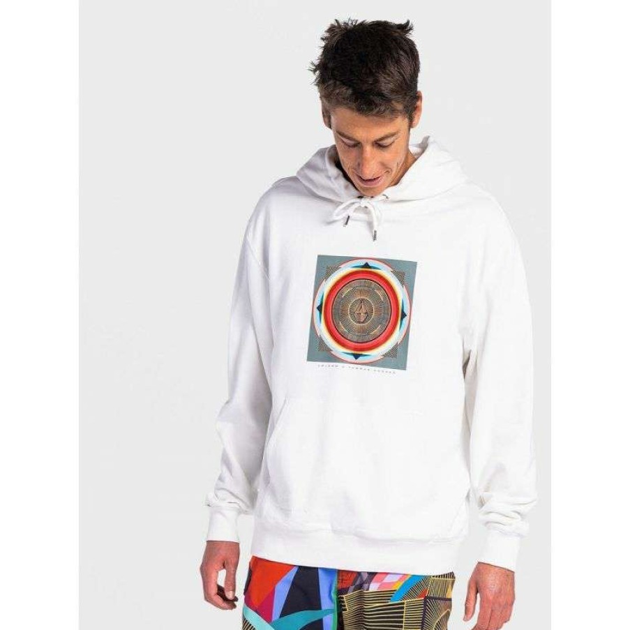 Technical Clothing * | Cheap Volcom Thomas Hooper Hoodie (White) Men