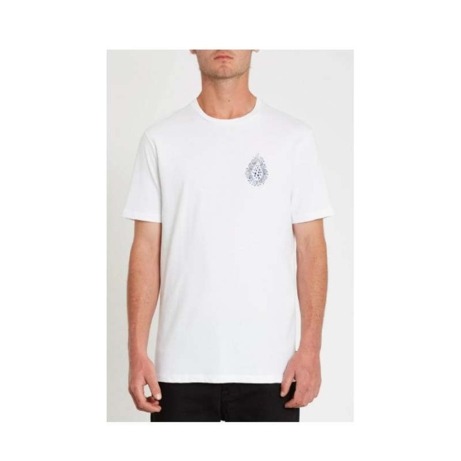 Technical Clothing * | Exceptional Design Men'S Volcom Coral Morph T-Shirt (White)