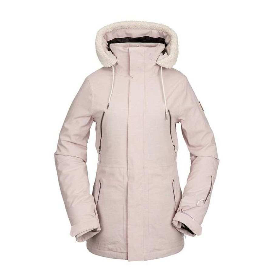 Technical Clothing * | At Lower Price Women'S Volcom Shrine Ins (Hasey Pink) Ski Jacket