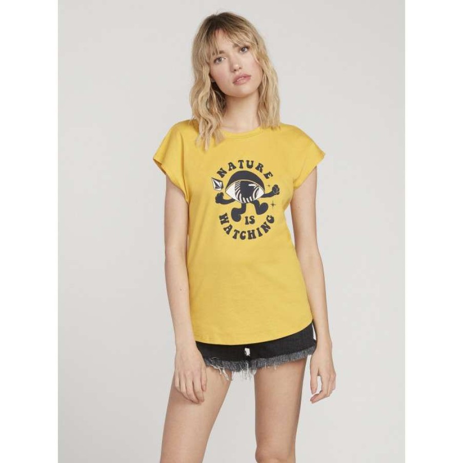 Technical Clothing * | Hot Sell Volcom Dare T Shirt (Sunrise) Women