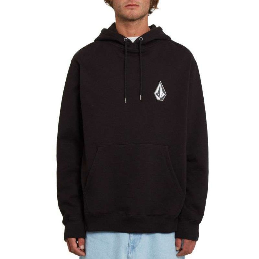 Technical Clothing * | Fascinating Model Volcom Iconic Stone Hoodie (Black) Men