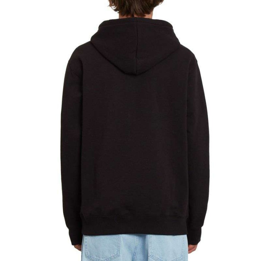 Technical Clothing * | Fascinating Model Volcom Iconic Stone Hoodie (Black) Men