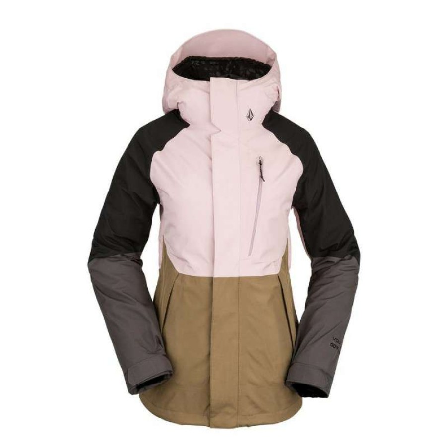 Technical Clothing * | Exclusive Design Women'S Volcom Aris Ins Gore Ski Jacket (Coffee)