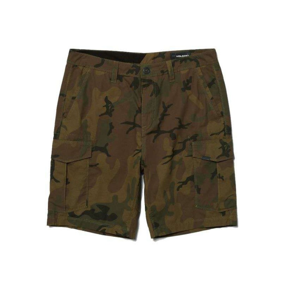 Technical Clothing * | Fire Sale Volcom Miter Iii Cargo Shorts (Camouflage) Men