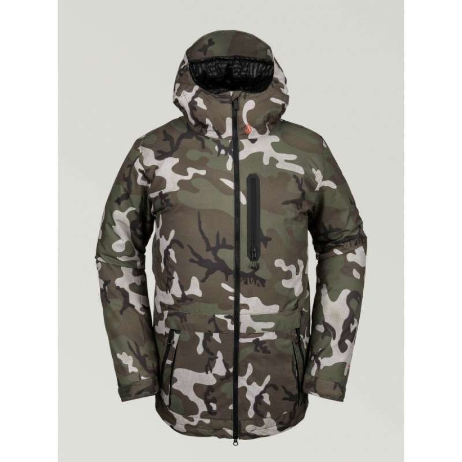 Technical Clothing * | Original Model Snow Jacket Volcom Deadlystones Ins Jkt Gi Camo