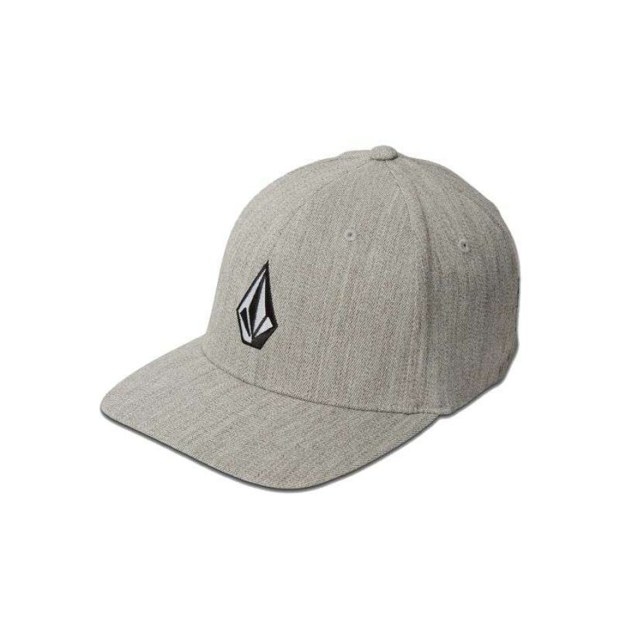 Technical Clothing * | Cheap Volcom Full Stone Hthr Xfit Cap (Grey Vintage) Men