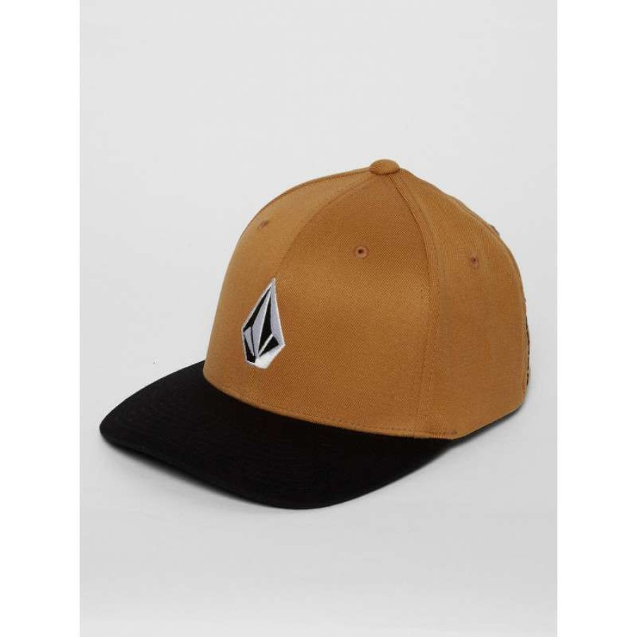 Technical Clothing * | Exceptional Design Cap Volcom Full Stone Xfit (Golden Brown) Man