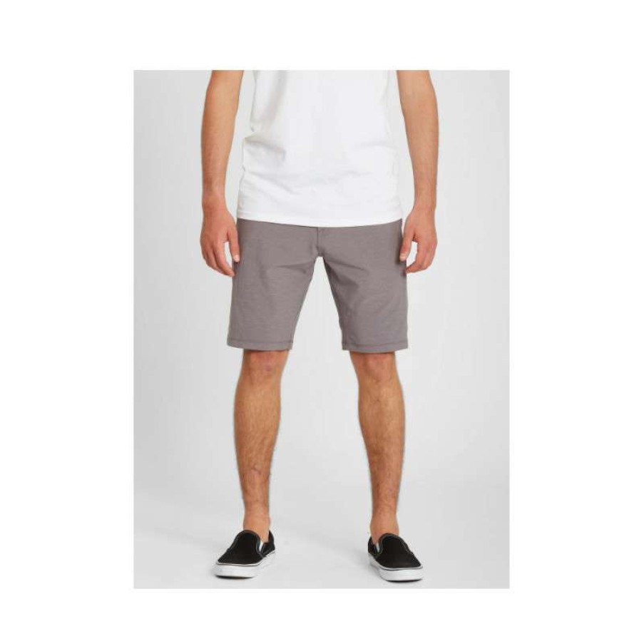 Technical Clothing * | At Lower Price Volcom Frickin Snt Slub 20 (Pewter) Men'S Short