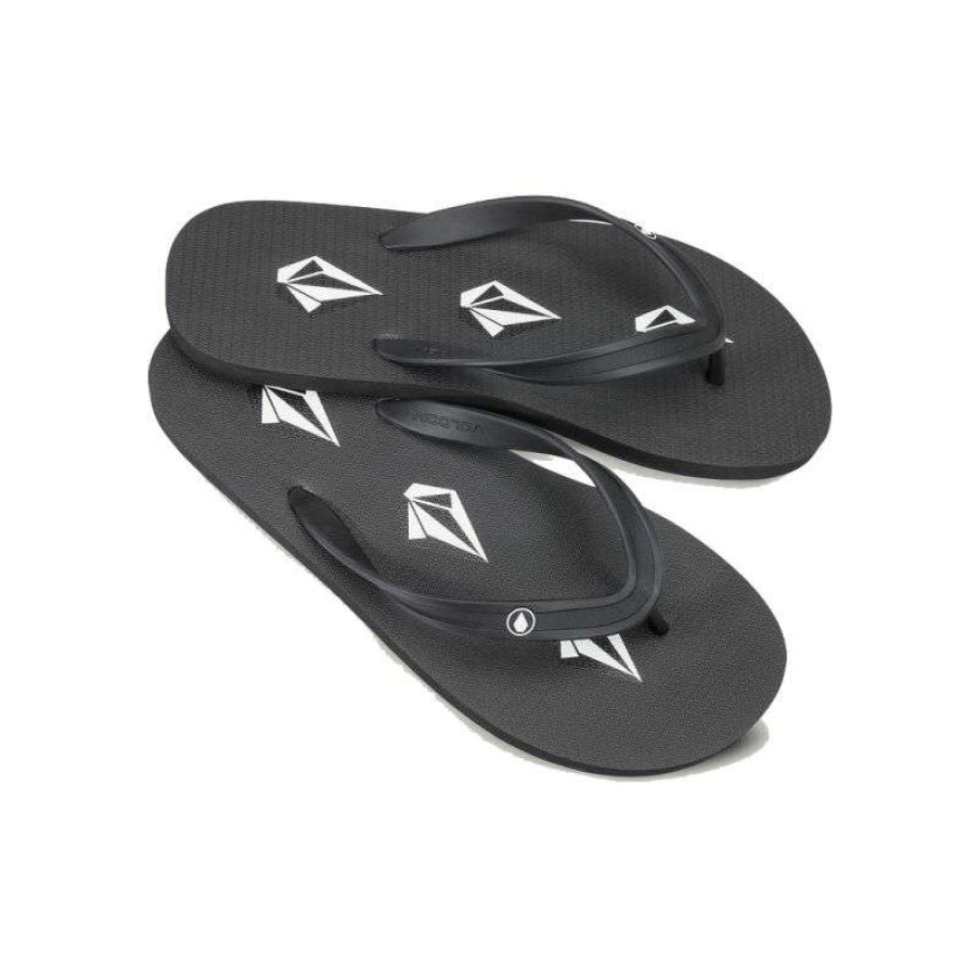 Outdoor Shoes * | Cut Price Volcom Rocker 2 (Stoney Black) Men'S Thongs