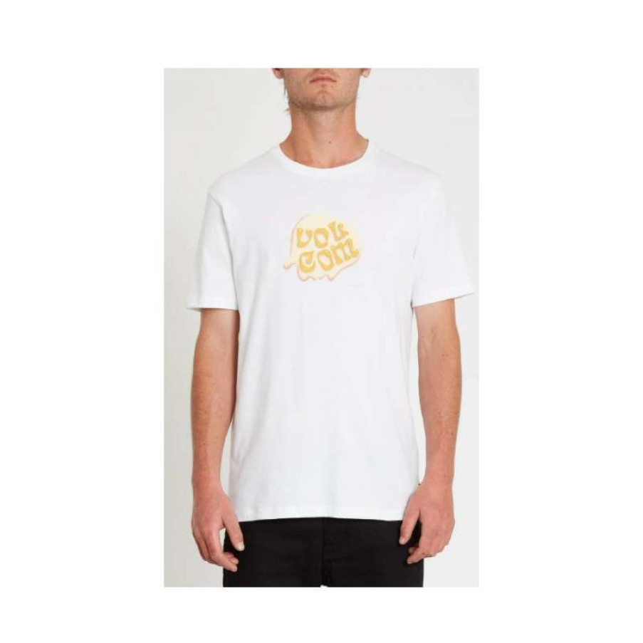 Technical Clothing * | Premium Product Volcom M.Loeffler Tee-Shirt (White) Men