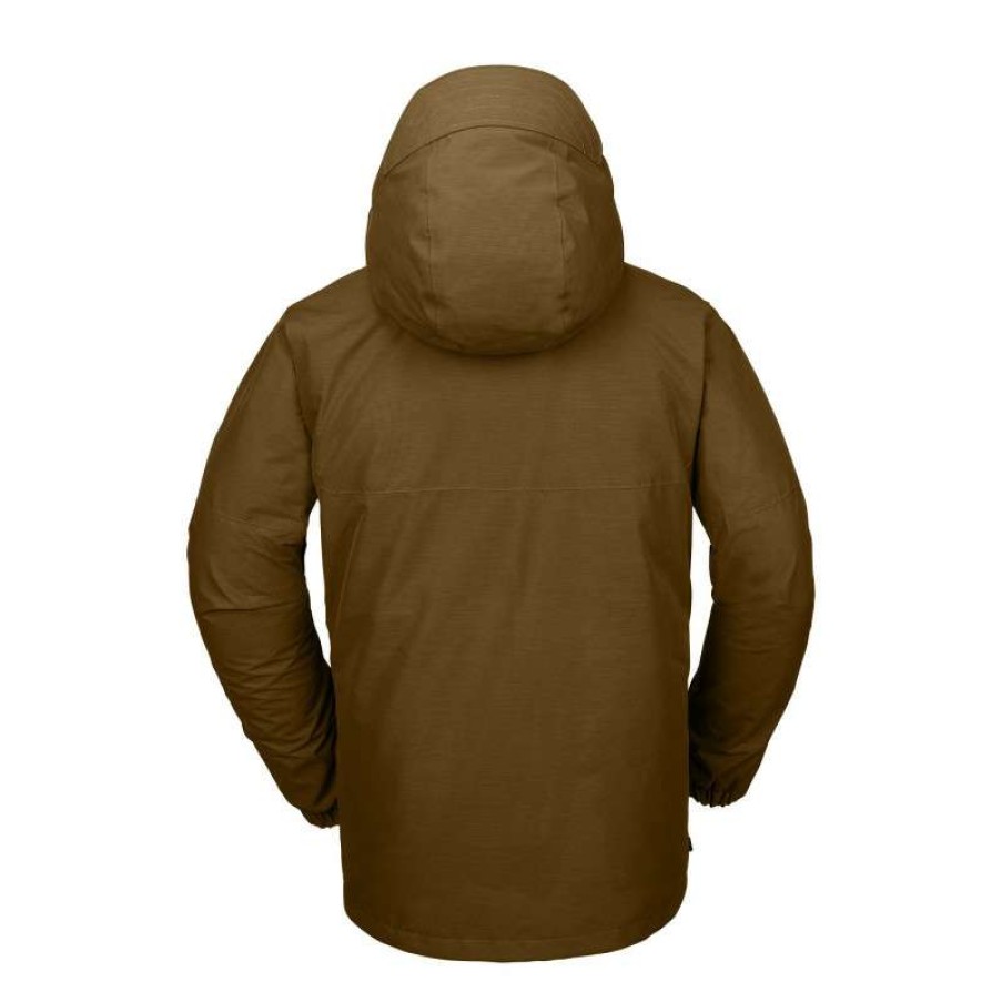 Technical Clothing * | Exclusive Design Snow Jacket Volcom Stone Gore-Tex (Caramel)