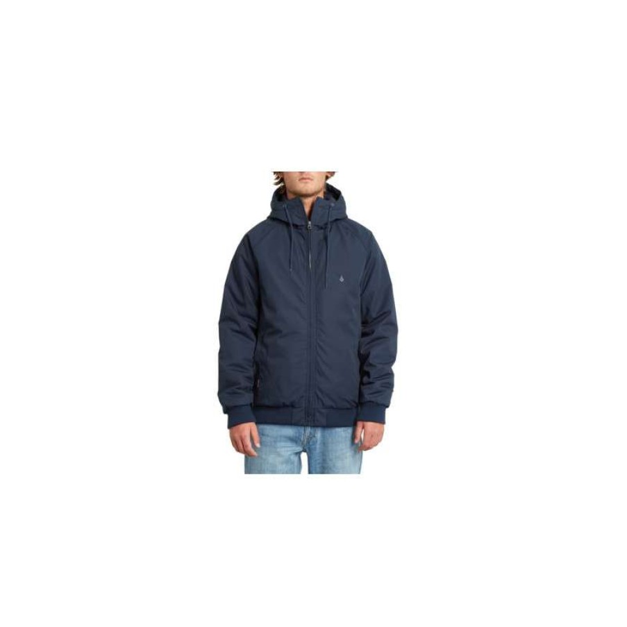 Technical Clothing * | Exceptional Design Volcom Hernan 5K Jacket (Navy) Man