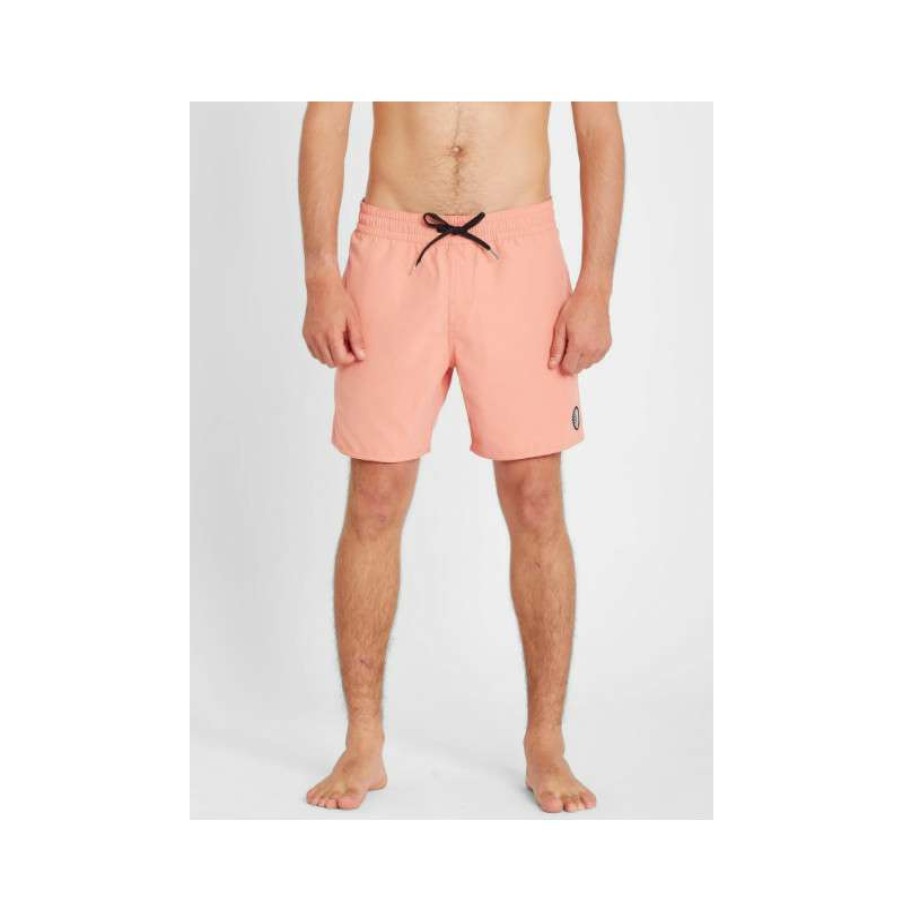 Technical Clothing * | Trend Model Men'S Volcom Lido Solid Trunk 16 (Orange)