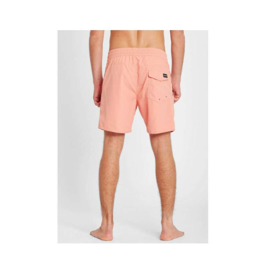 Technical Clothing * | Trend Model Men'S Volcom Lido Solid Trunk 16 (Orange)