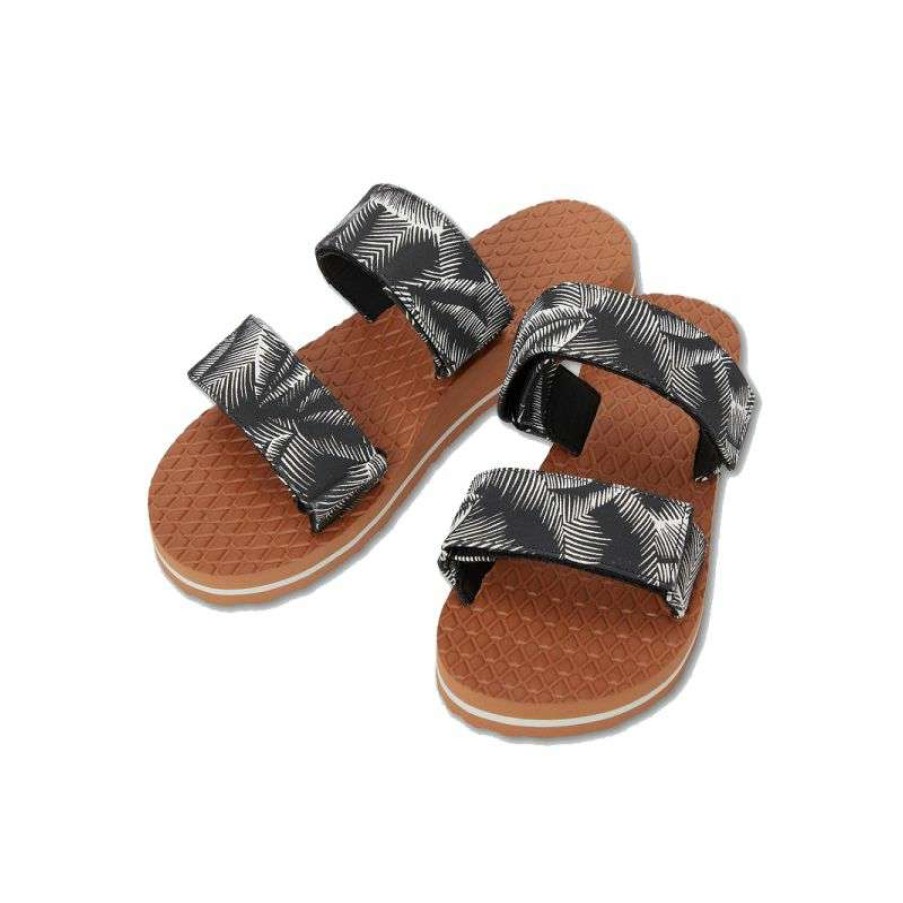 Outdoor Shoes * | Sale Online Volcom Eco Recliner Slide Mules (Sand) Women