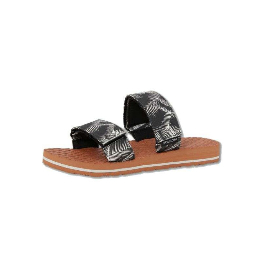 Outdoor Shoes * | Sale Online Volcom Eco Recliner Slide Mules (Sand) Women