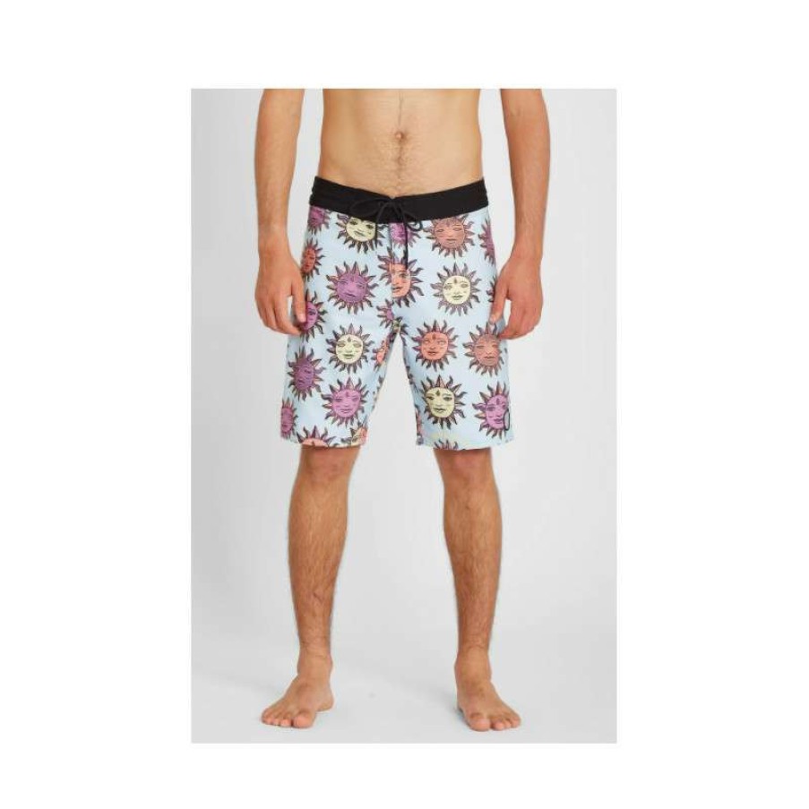 Technical Clothing * | Fire Sale Volcom Ozzy Stoney 19 Swim Shorts (Aether Blue) Men