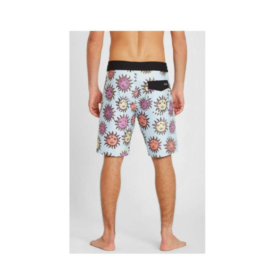 Technical Clothing * | Fire Sale Volcom Ozzy Stoney 19 Swim Shorts (Aether Blue) Men