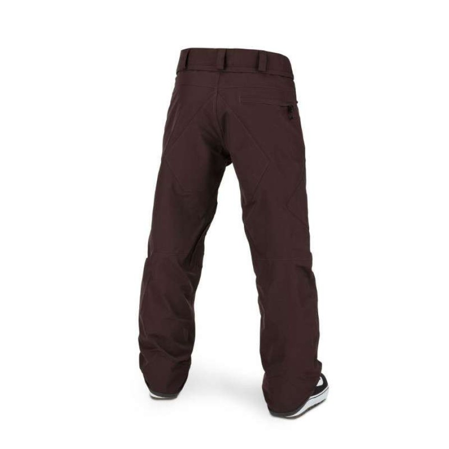 Technical Clothing * | Fire Sale Pant Ski Volcom L Gore-Tex (Black Red) Man