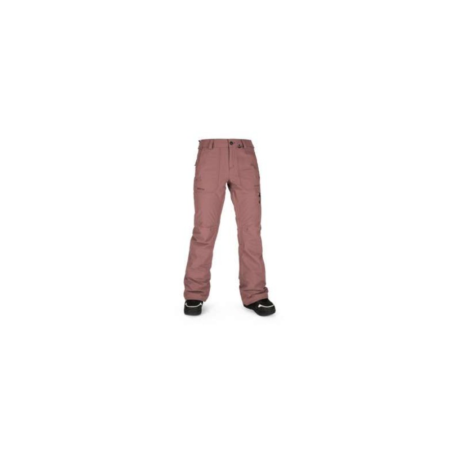 Technical Clothing * | Premium Product Volcom Knox Ins Gore-Tex (Rose Wood) Ski Pants Volcom Knox Ins Gore-Tex (Rose Wood) Woman