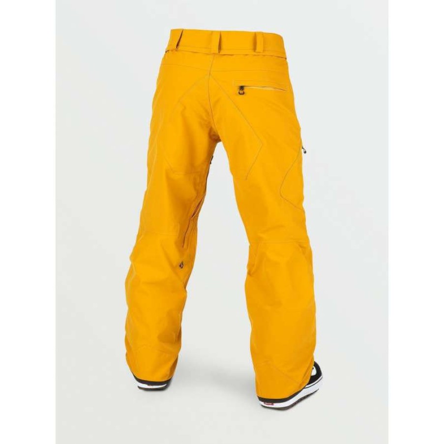 Technical Clothing * | Trend Model Men'S Volcom L Gore-Tex Ski Pants (Resin Gold)